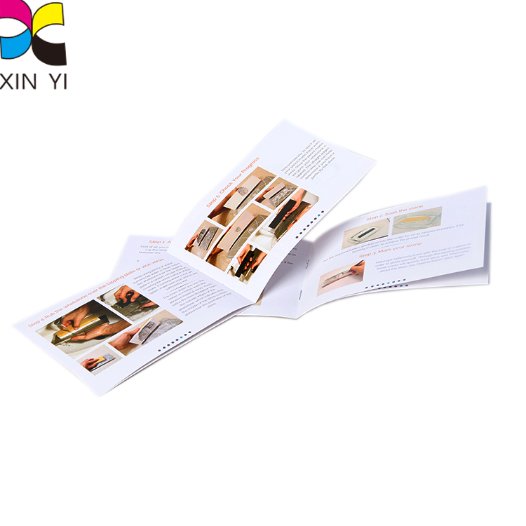 Custom Manual Booklet Saddle Stitching Book Printing Service