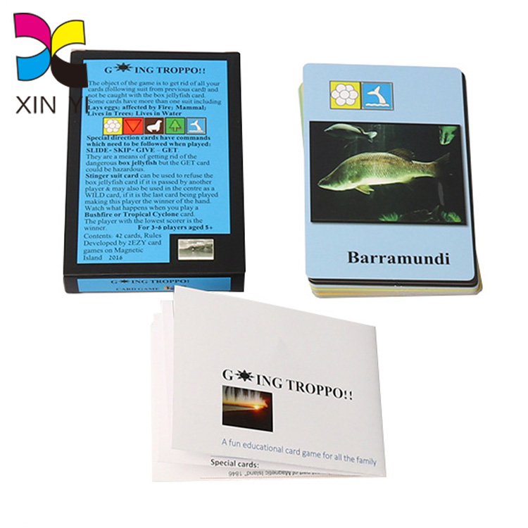 Custom Printed Flash Cards Booklet Manufacturer Cheaper Bulk