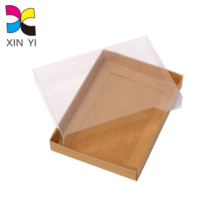Custom Kraft Box Printing Best Gift Brown Paper Box with Lid