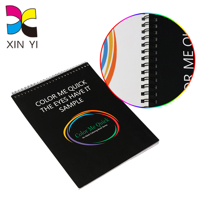Spiral Coloring Sketch Art Book - Custom boxes & books 丨 Super quality  printing service