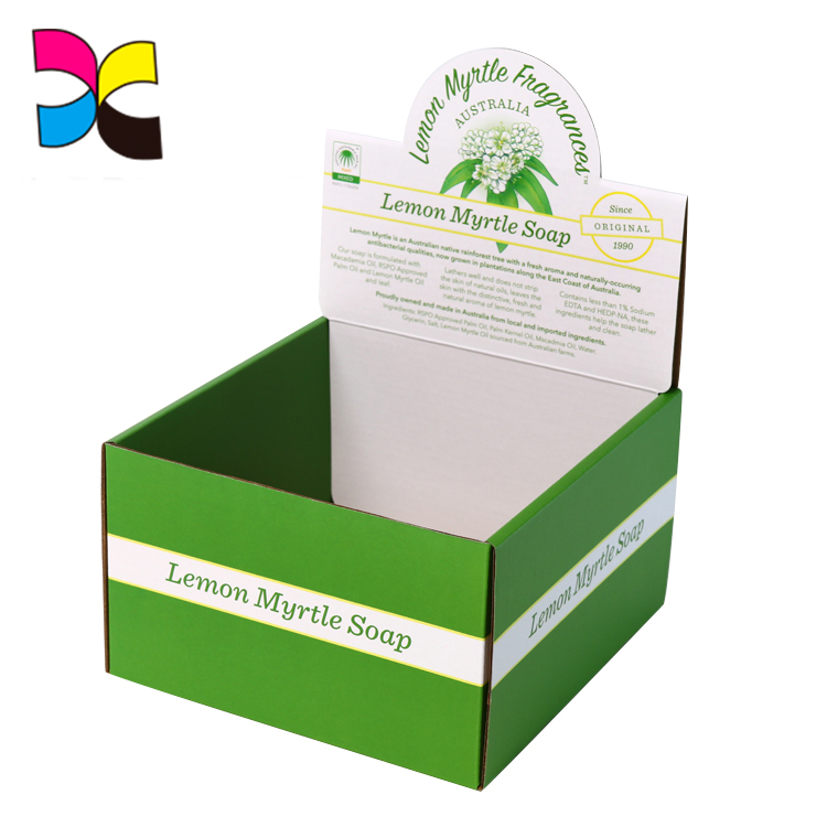 Custom Display Box Recycled Sturdy Cardboard Box Print Logo