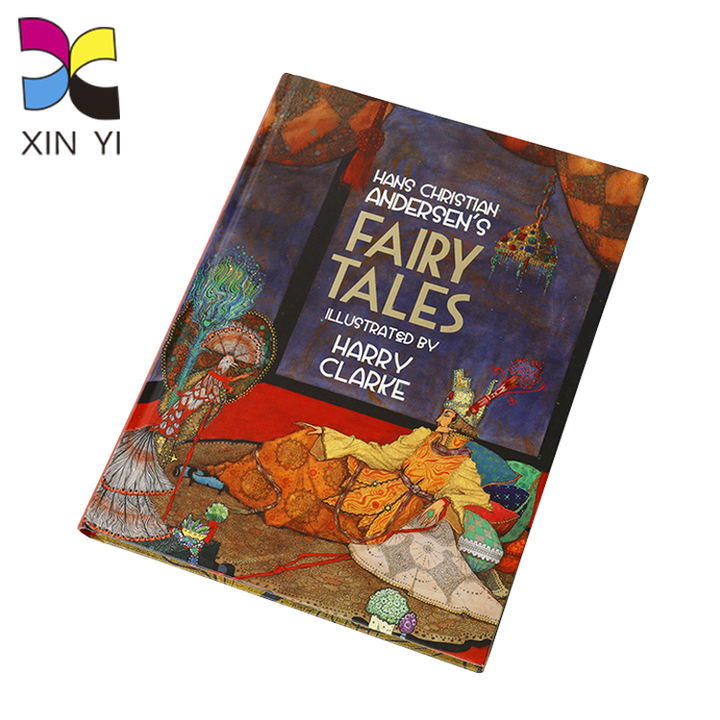 Custom Printed Hardcover Kids Story Fairy Tales book Quality