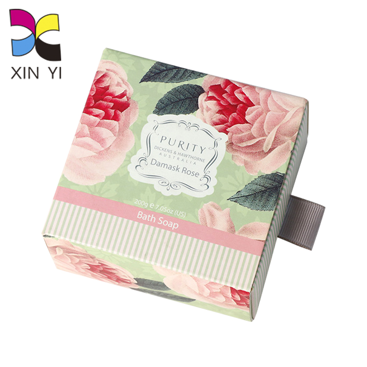 Personalized Sliding Box Bath Soap Packaging Design Printing