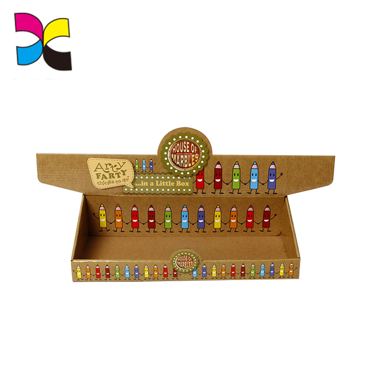 Customized Brown Craft Paper Product Display Box Printing