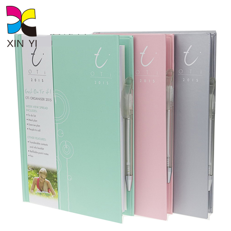 Customized Best Yearly Organizer Planner with Pen Notebook Printing