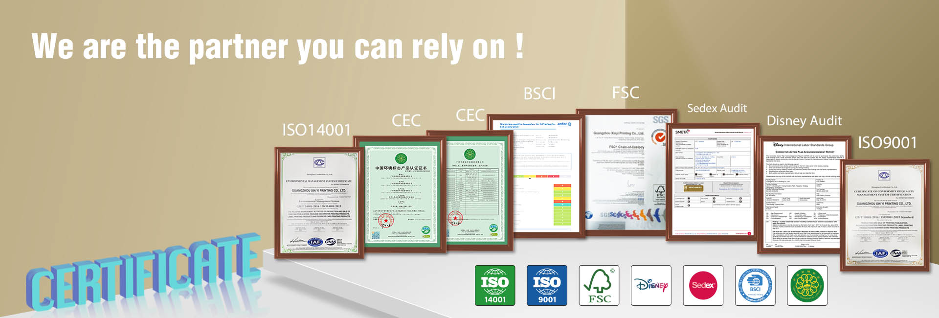certificates