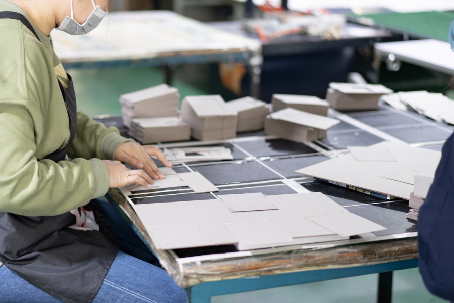 box printing process