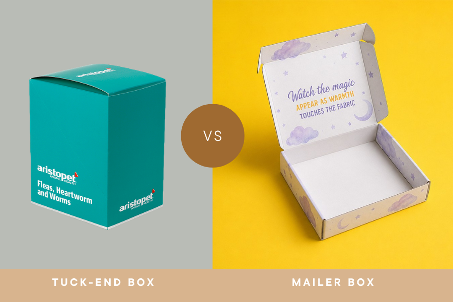 Tuck Boxes vs Mailer Boxes